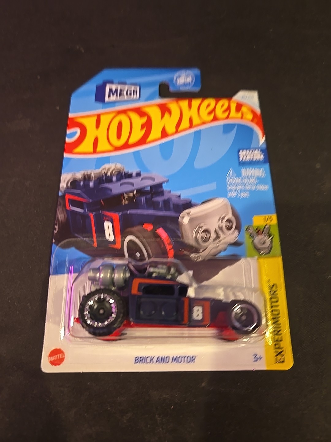 2024 Hot Wheels #25 Experimotors 1/5 BRICK AND MOTOR Black LEGO/MEGA New Model