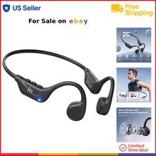 Bone Conduction Headphones Waterproof Wireless Open Ear Bluetooth5.4 Sport