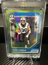 2024 Panini Donruss Optic - Chuba Hubbard #28 Lime Green Prizm /50