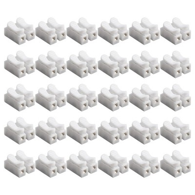 30Pcs CH2 Spring Quick Wire Connector Cable Clamp Terminal Block LED Strip Light