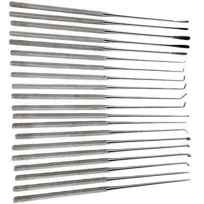 Rhoton Micro Dissector Surgical Kit   20-Piece Neurosurgery Instruments
