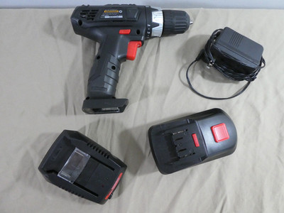 Drill Master 18V Cordless Drill Driver #69652 Complete Set Tool Needs Battery