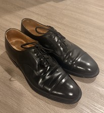 Churchs Custom Grade Cap Toe Oxford Sz 9.5F Uk 10.5 US Mens Black England