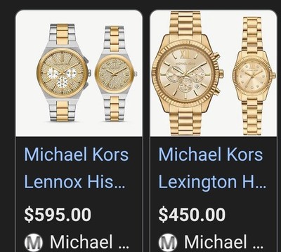 Michael Kors Watches His N Hers