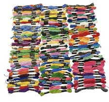 Star Six Strand and Designs For The Needle Embroidery Floss Lot of 115 