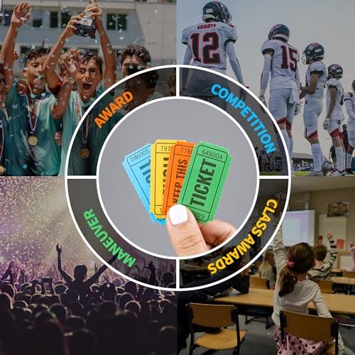 2000 Green Raffle Tickets (4 Color Selection), Double Roll, Green 2000 Tickets - Bild 6 von 8