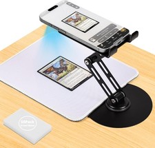 Foldable MTG Trading Card Scanner Stand, Carbon Steel Pe Holder