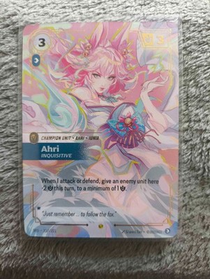 Ahri - Inquisitive - Riftbound - Spiritforged - SFD 227/221 - Folie