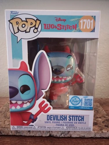 Funko Pop! Disney Lilo & Stitch Devilish Stitch Funko SE #1701 W/Protector