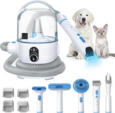 Pet Grooming Vacuum Kit, Low Noise Dog Grooming Vacuum for Shedding with 2L Larg