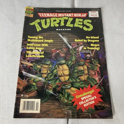 Fair Condition Teenage Mutant Ninja Turtles Magazine Premiere Issue #1  1990
