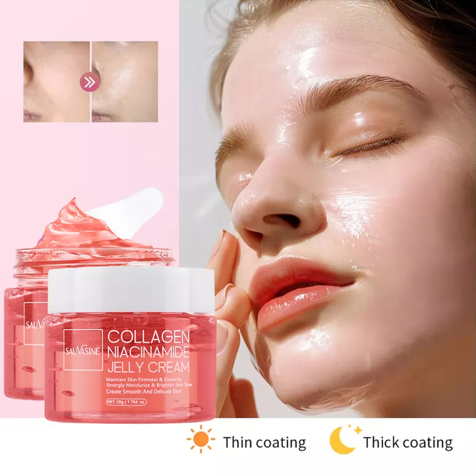 Collagen Overnight Wrapping Peel Off Mask Collagen Jelly Cream Hydrating Firming - Image 3 of 4