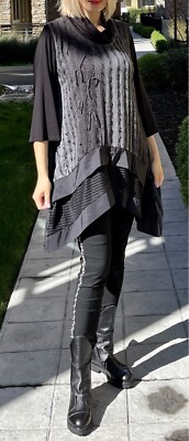 Beautiful Zedd Plus Taille 4/US16-18USA Stylish Tunic orig.$185