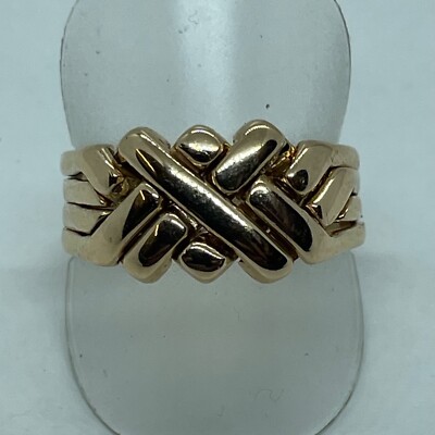 Heavy Gents 9ct Band Puzzle Size UK