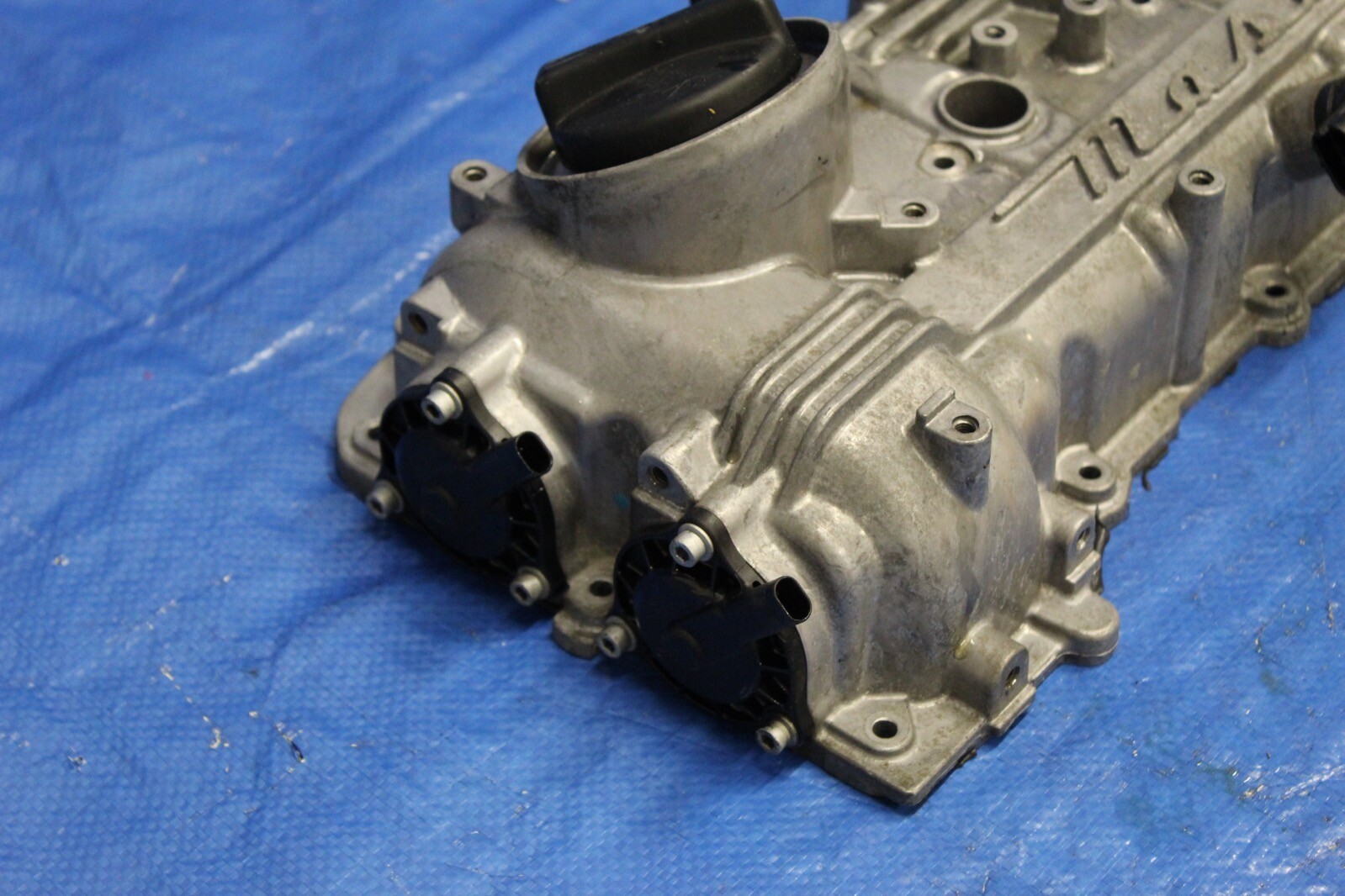 2017 MASERATI GHIBLI SEDAN S OEM LH DRIVER ENGINE VALVE COVER #1140