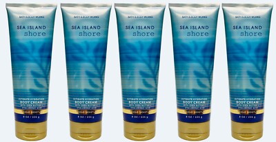 5 Bath & Body Works SEA ISLAND SHORE Ultimate Hydration Body Cream Lotion 8 oz