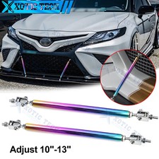 10‘’-13‘’ Adjustable NEO Bumper Lip Splitter Diffuser Strut Rod Tie Support Bar