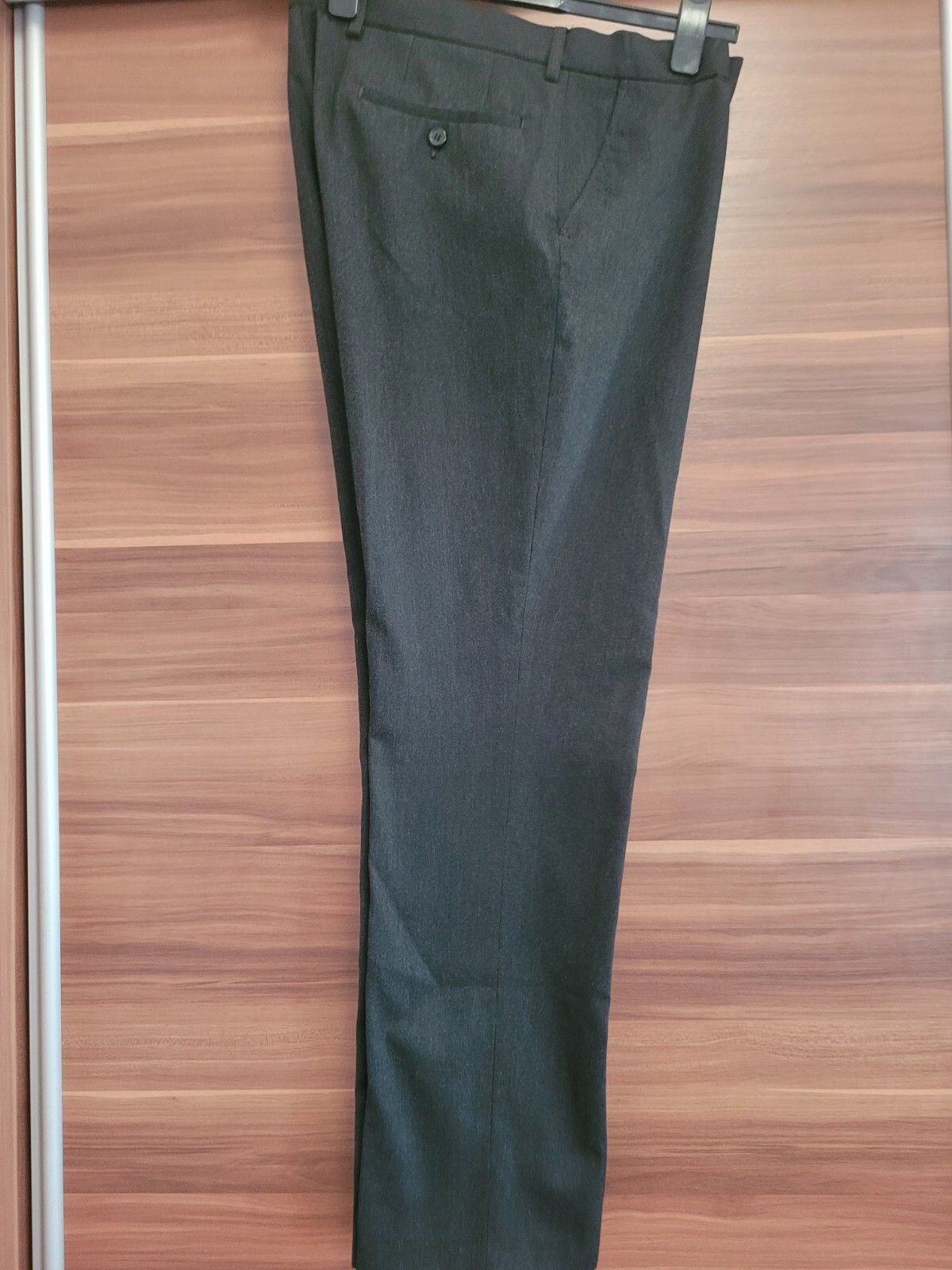 Mens slim fit trousers size 36 L NEXT Dark Grey eBay