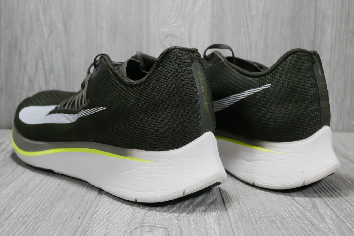 (9/10 Terrific) NIKE Air Zoom Fly 880848-301 Green Running Shoes Men's Size 12 View 4