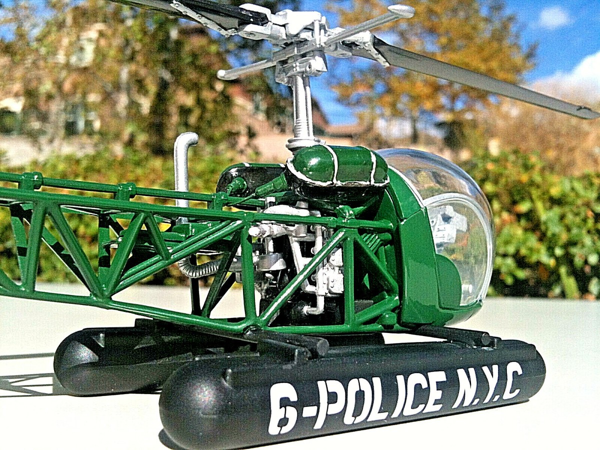 Corgi Bell 47 Helicopter with Pontoon New York Police Dept Die