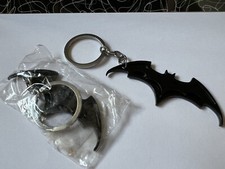 DC Comics Superhero Justice League Batman Logo Alloy Keychain Keyring Set of 2