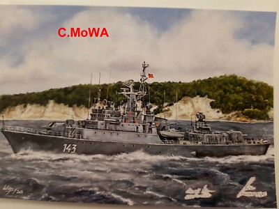 Postkarte (KSS ''Halle'', ''Rostock'', ''Berlin''), Volksmarine, NVA, east german navy