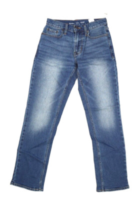 Old Navy Basic Straight Built In Flex Stretch Med Wash Denim Jeans Mens 29x30