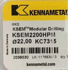 1PCS KENNAMETAL ORIGINAL NEW KSEM2200HPM KC7315 MODULAR DRILLING 2036530 22MM