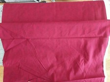 Cotton Fabric By The Half Yard Very Rich Red Cranston Print Works 100  USA