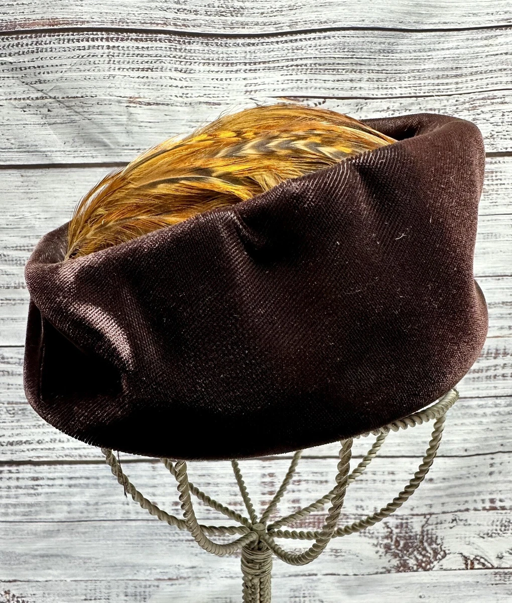 Feather Pillbox 1950s Vintage Hats for Women for sale | eBay