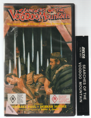 RARE BETA Video Tape SEARCHERS OF THE VOODOO MOUNTAIN Big Box 