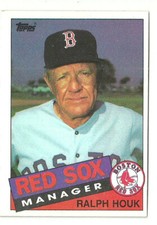 RALPH HOUK BOSTON RED SOX #11 - TOPPS NM-MT 1985