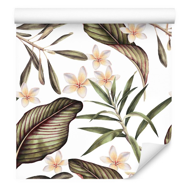 10M Vlies Tapeten Rollen Blumen BläTter Exotisch Tropen Dschungel Flora Xxl 3147-image