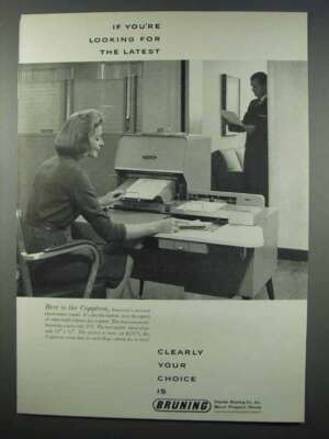 1962 Bruning Copytron Ad - Looking for the Latest