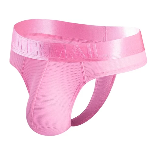 JOCKMAIL Men Ultra Soft T-Back Sexy Mesh Underwear Comfortable Pouch Jock Strap - Bild 6 von 24