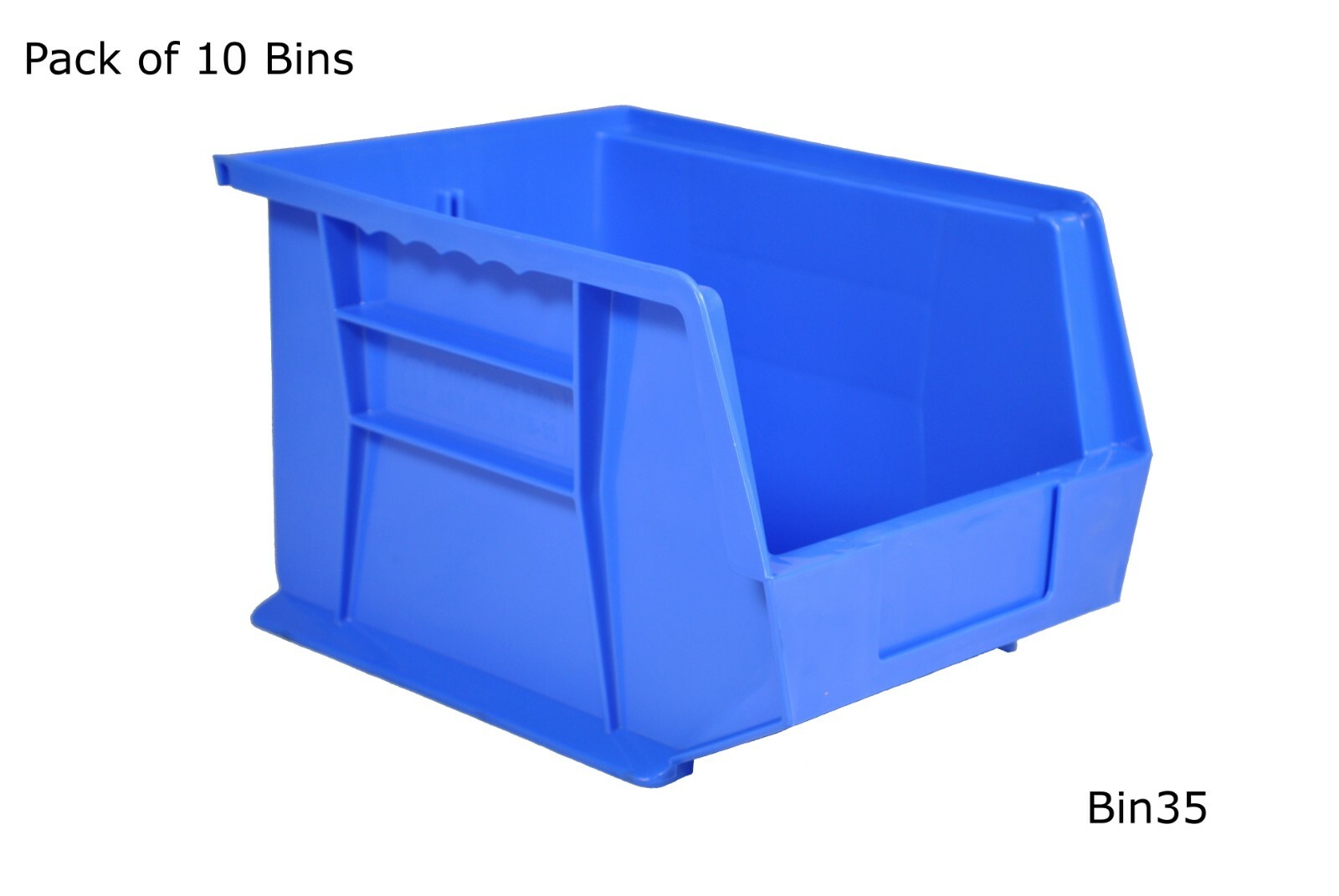 Rhino Tuff Bin 35 - Plastic Parts Storage Bins Strong Garage Workshop Van Boxes