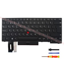 New Non-backlit Keyboard for Lenovo Thinkpad T14 P14S Gen1 Gen2 Portugal Layout