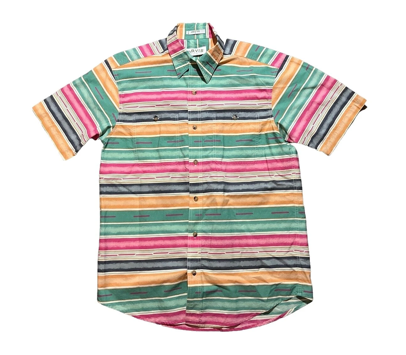 Manga corta Azteca Orvis Informal Con Botones camisas para hombres
