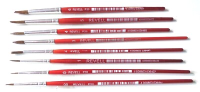 Revell 8er-Set Painta Pinsel Größen: 00 - 0 - 1 - 2 - 3 - 4 - 5 - 6 Neu