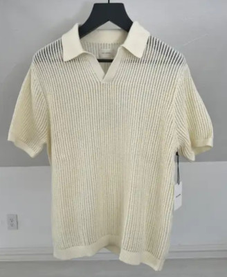 Aime Leon Dore Mesh Knit Polo 2023- Cream
