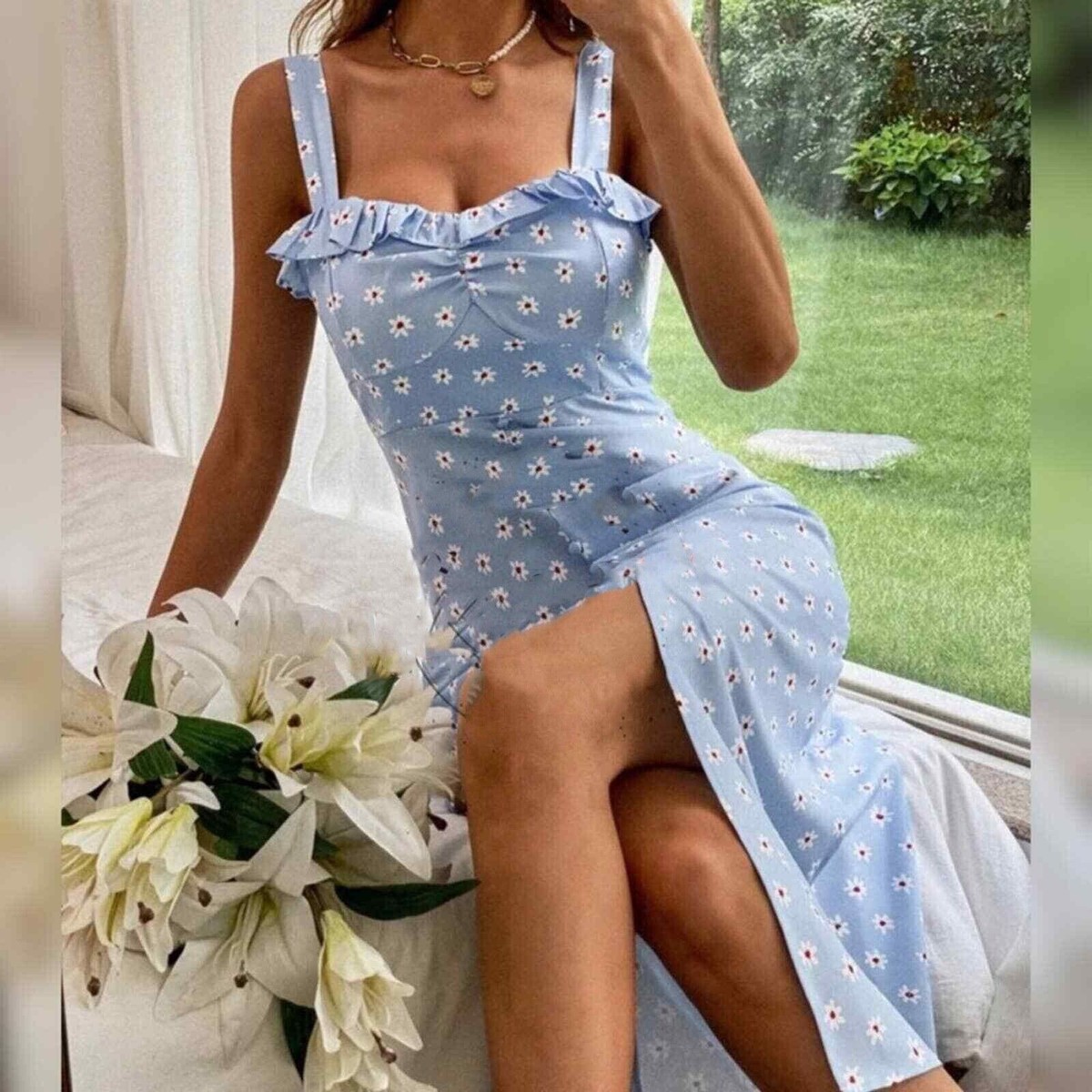 zara linen floral dress Zara linen blend floral print dress NWT