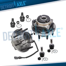 4WD Front Wheel Hub Bearing Kit for 2003 - 2004 F-250 F-350 SD SRW W/Fine Thread