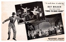 postcard Ray Bolger 