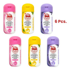 Set Taoyeablok Deodorant Powder Jt Natural Thai Herbal Alum Antiperspirant 6 pcs