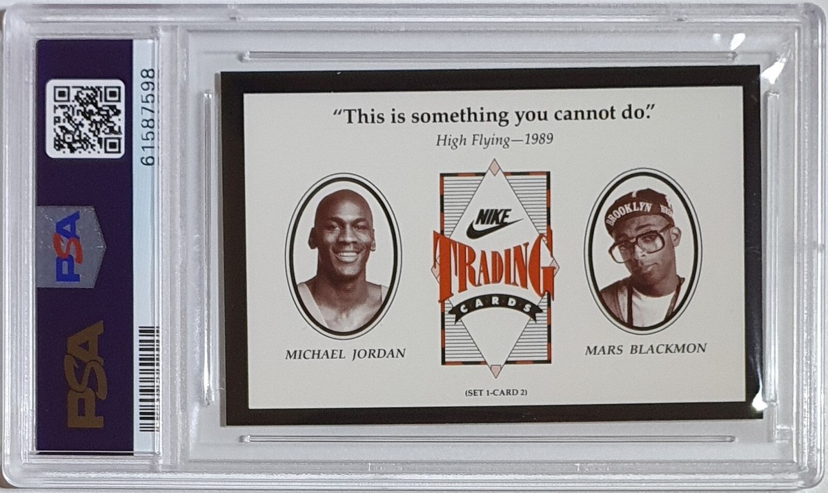 1991 Nike Michael Jordan & Spike Lee #2 High Flying 1989 - PSA 9
