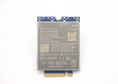EM120R-GL SDX24 Quectel ThinkPad L14 2 P14s Gen2 2021 4G LTE CAT12 M2 5w10v25820