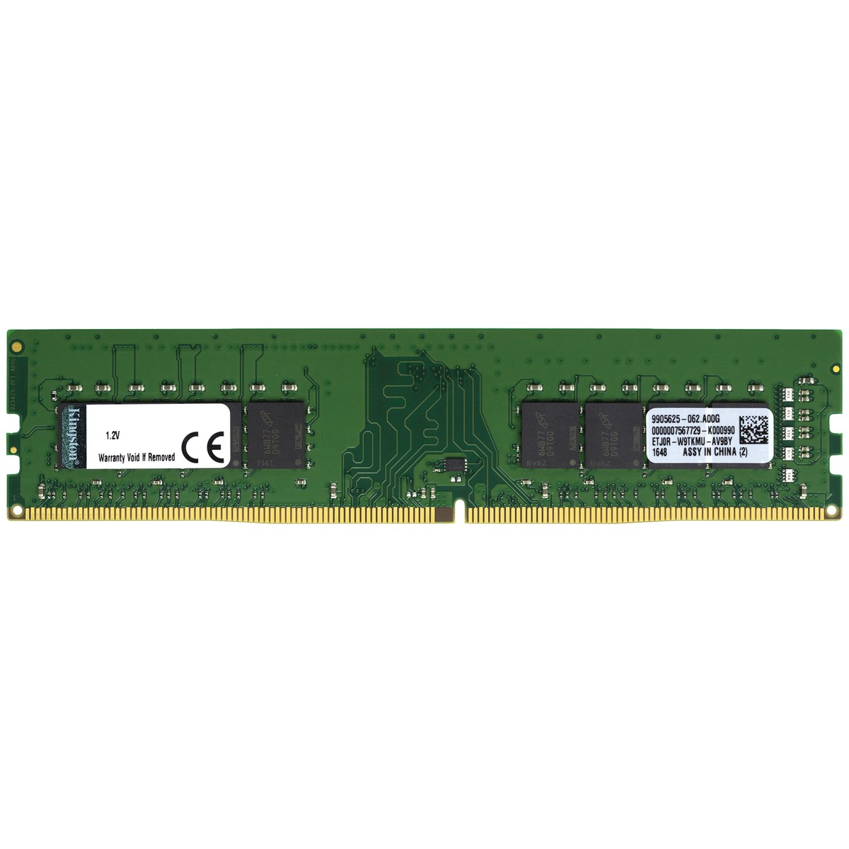 Kingston 8GB DDR4 2133 MHz PC4-17000 DIMM 288-Pin 2Rx8 Desktop