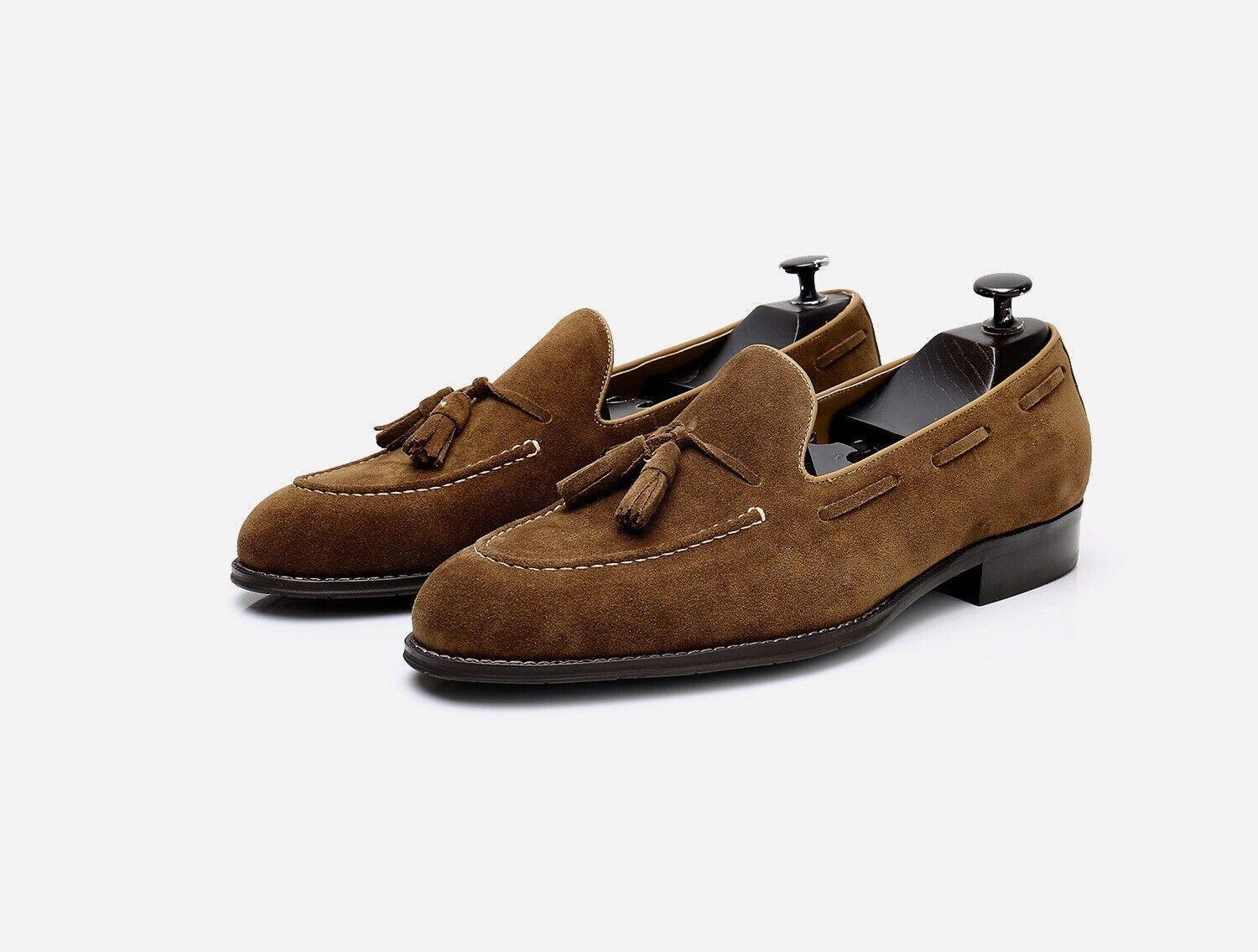 SAOLA Mocassini da uomo casual primavera estate frange formali nappe da lavoro oversize