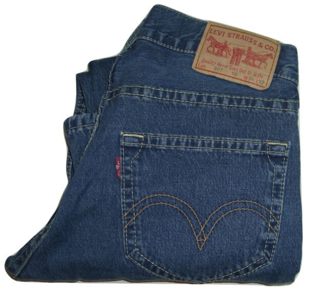 Mens Levi's 907 Type 1 Blue Twisted Bootcut Denim Jeans W32 L32 for sale  online | eBay