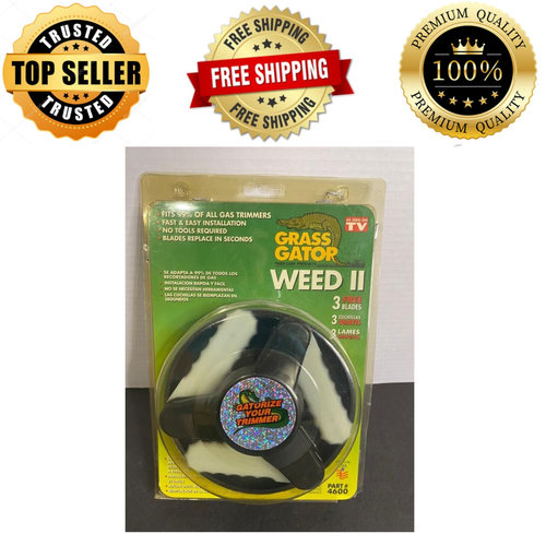 Grass Gator Weed II Replacement Blades And String Trimmer Head 4600 3 Black eBay